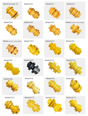 Excavator top roller PC60-6 EX60 SK140 SK200 ZAX210 E120B PC200-5 for excavator spare parts