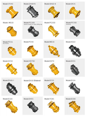 Excavator top roller PC60-6 EX60 SK140 SK200 ZAX210 E120B PC200-5 for excavator spare parts