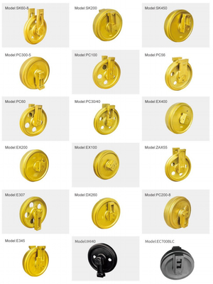Excavator spare parts SK60-8 Sk200 sk450 PC300-5 PC56 PC60 EX200 ZAX55 for excavator idler assy