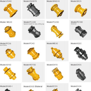 PC56 PC40 PC100 PC200 VIV40 SK60-8 MS30 excavator track roller for excavator spare parts
